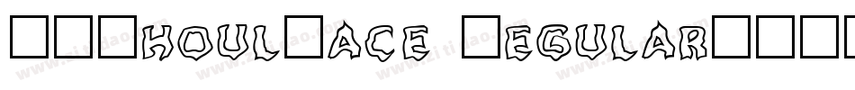 QTGhoulFace Regular字体转换